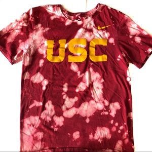 USC CUSTOM BLEACH T SHIRT